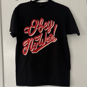Obey Men’s Graphic T-Shirt – Size Medium